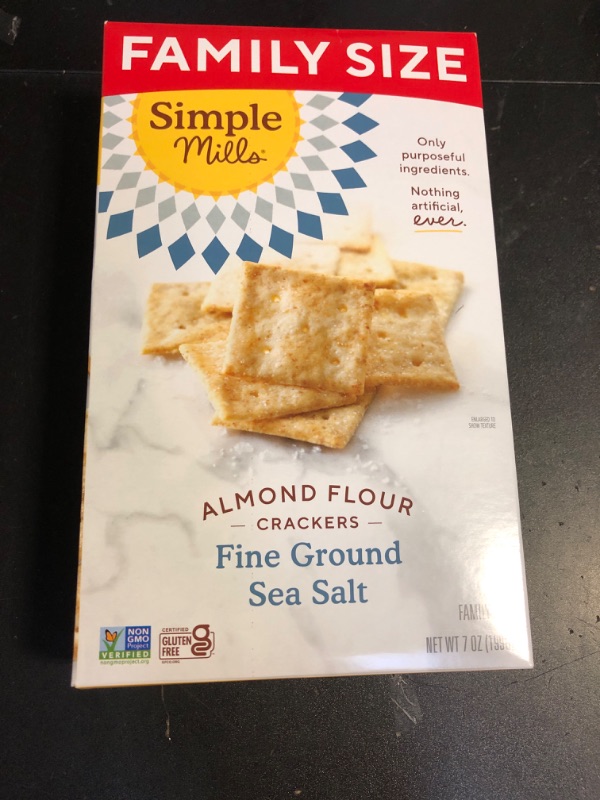 Photo 2 of Simple Mills Almond Flour Crackers EXP DEC 2/2024