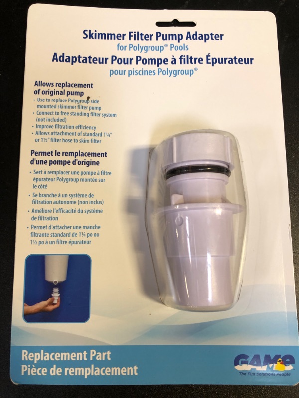 Photo 2 of GAME 4552 Skim Filter Pump Adapter (For Intex & Bestway Pools)