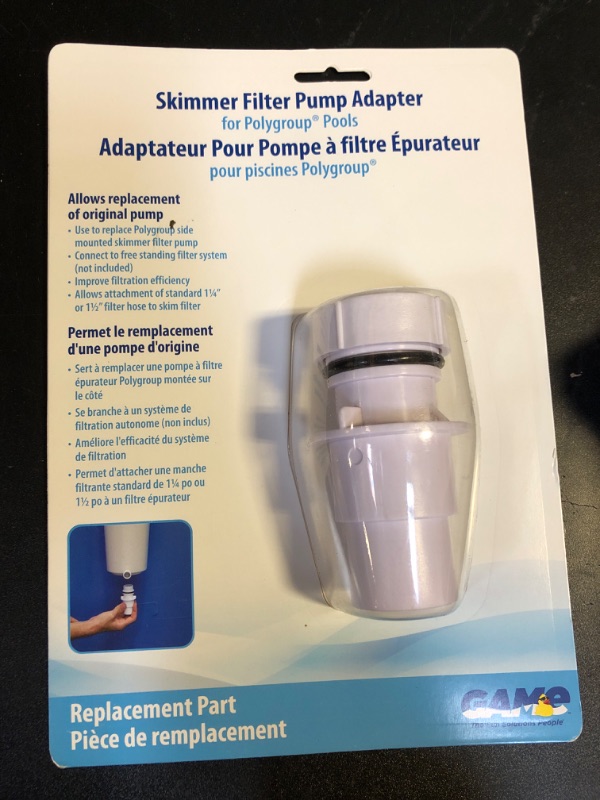 Photo 2 of GAME 4552 Skim Filter Pump Adapter (For Intex & Bestway Pools)