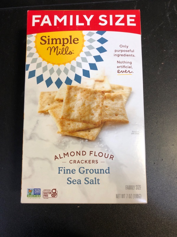 Photo 2 of Simple Mills Almond Flour Crackers EXP DEC 2/2024