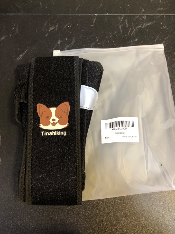 Photo 2 of Tinahiking Dog Knee Brace for Torn Acl Hind Leg,Knee Brace for Dogs Acl with Side Stabilizers, Rear Leg Braces for Dogs Luxating Patella, Ligament Injury,Joint Pain,Dog Leg Brace Keeps Joint Stable