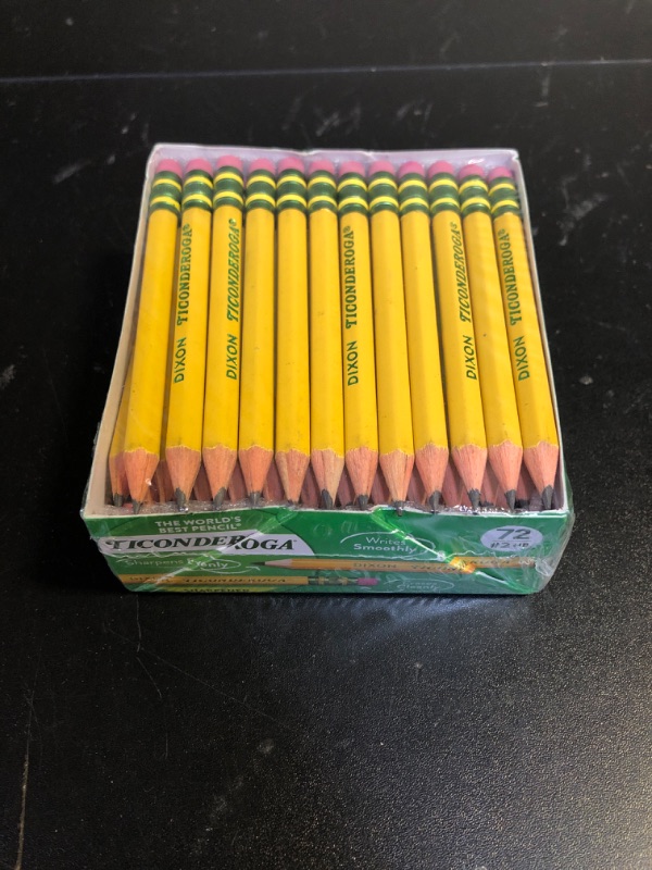 Photo 2 of Woodcase Golf Pencil, HB #2, Yellow Barrel, 72/Box