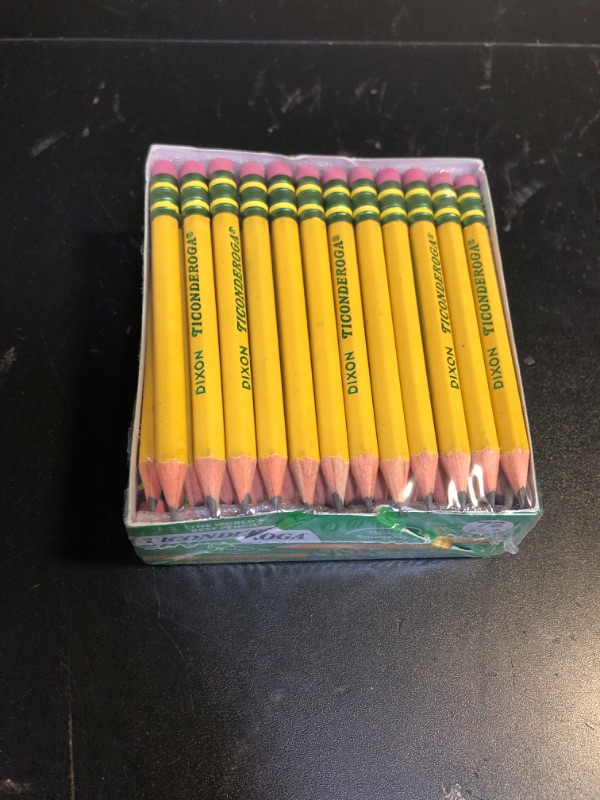 Photo 2 of Woodcase Golf Pencil, HB #2, Yellow Barrel, 72/Box