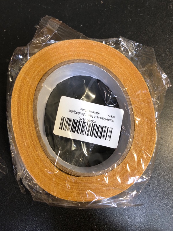 Photo 2 of Double Sided Tape Woodworking Tape Super Thin Strong Viscosity Fiber Mesh Mounting Tape 1.18 IN by 66 FT High Tack Two Sided Woodworking Tape Super Sticky Removable Residue Free Dual Sided Tape
