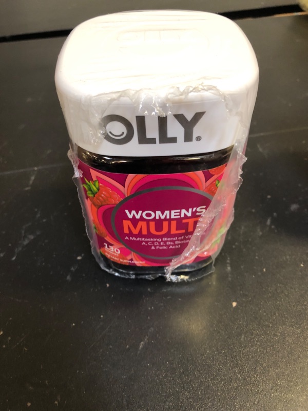 Photo 2 of OLLY Women's Multivitamin Gummy, Vitamins A, D, C, E, Biotin, Folic Acid, Adult Chewable Vitamin, Berry Flavor, 65 Day Supply - 130 Count (Packaging May Vary) EXP OCT 2025