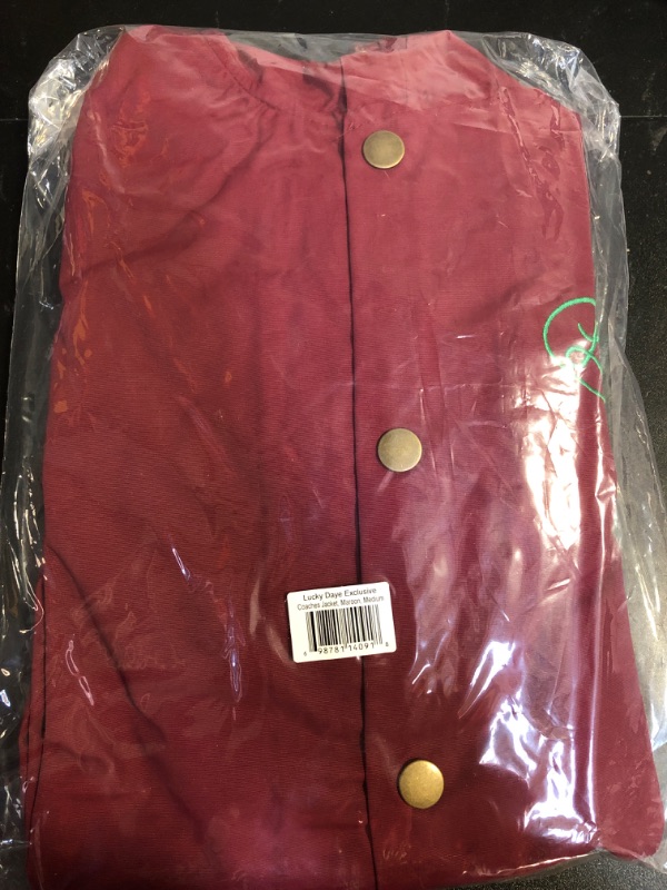 Photo 2 of Exclusive Lucky Daye Exclusive Coaches Jacket, Maroon, Medium