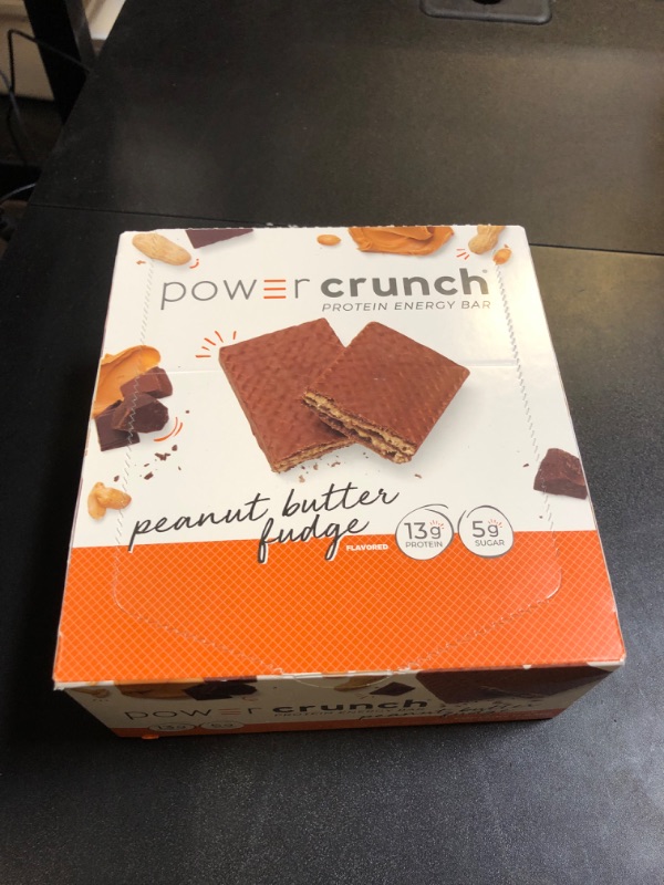 Photo 3 of BioNutritional Research Group Power Crunch Protein Energy Bar Peanut Butter Fudge 12 Bar(S) (BB JUN2025)