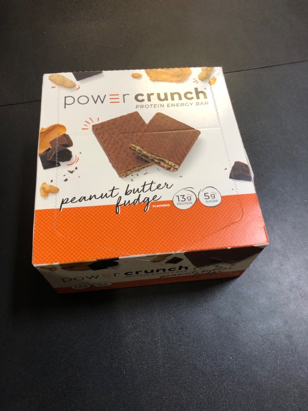 Photo 3 of BioNutritional Research Group Power Crunch Protein Energy Bar Peanut Butter Fudge 12 Bar(S) (BB 19JUN2025)