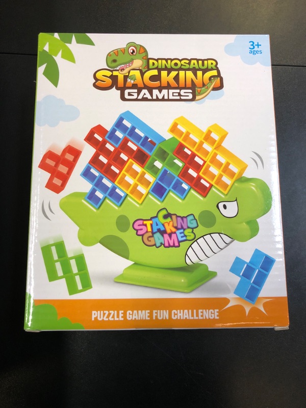 Photo 1 of loojzz 48 Pcs Tetra Tower Fun Balance Stacking Building Blocks Board ? Attack Game Games for 2 Players?Gifts for Kids, Adults, Friends, Teams, classrooms, Family Game Nights and Parties (B)
