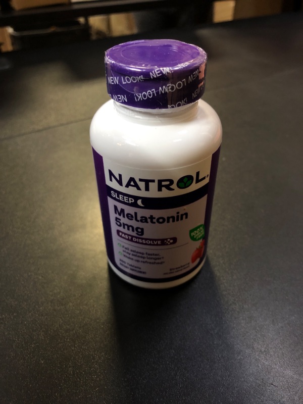 Photo 3 of Natrol Melatonin Fast Dissolve Tablets, Helps You Fall Asleep Faster, Stay Aslee (BB 30JUN26)