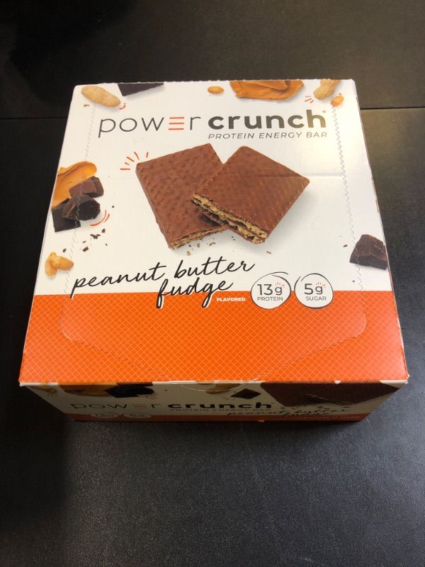 Photo 3 of BioNutritional Research Group Power Crunch Protein Energy Bar Peanut Butter Fudge 12 Bar(S) (BB 09OCT2025)