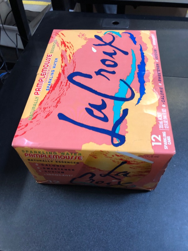 Photo 3 of LaCroix® Core Sparkling Water with Natural Grapefruit Flavor, 12 Oz, Case of 12 Cans (BB 11/21/24)
