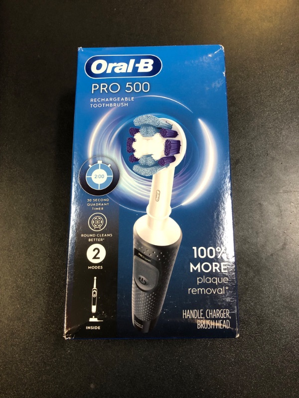 Photo 3 of Oral-B Pro 500 Electric Toothbrush with (1) Brush Head