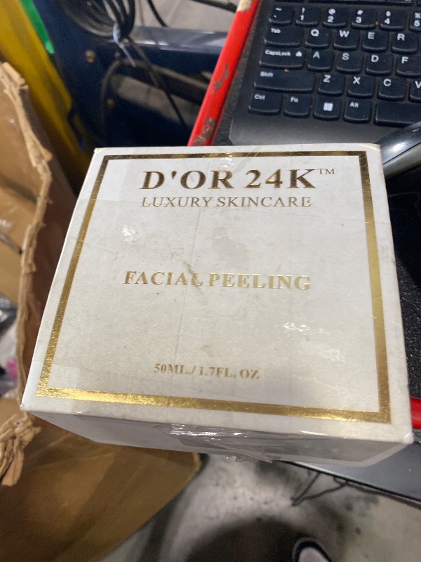 View 3 of 24K Gold Facial Peel Removes Dead Skin Cells Impurities & Black Heads Revealing Smoother Brighter And More Youthful Skin New