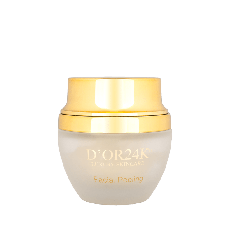 View 1 of 24K Gold Facial Peel Removes Dead Skin Cells Impurities & Black Heads Revealing Smoother Brighter And More Youthful Skin New