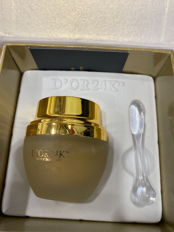 View 2 of 24K Gold Facial Peel Removes Dead Skin Cells Impurities & Black Heads Revealing Smoother Brighter And More Youthful Skin New