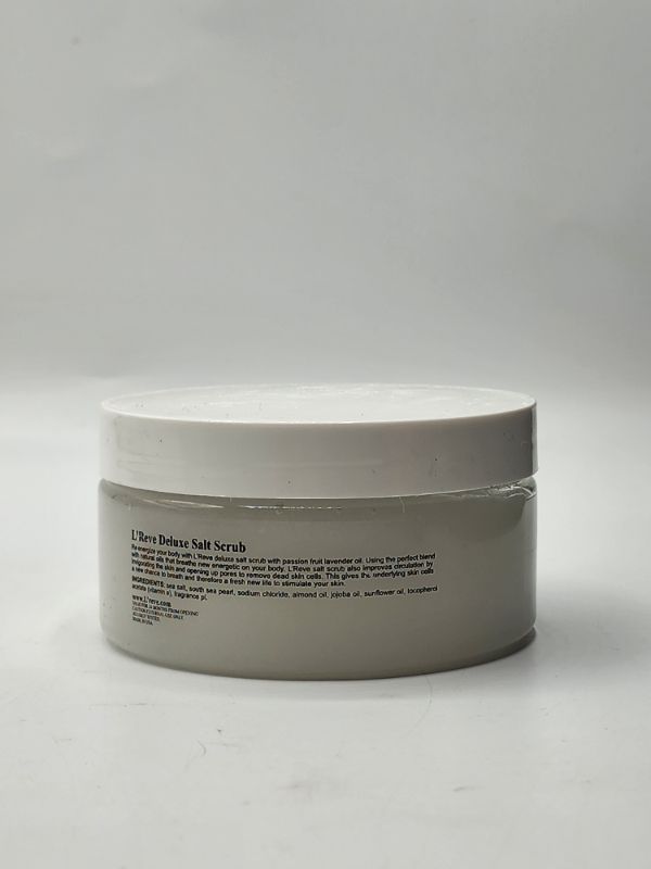 Photo 2 of Deluxe Exfoliating Salt Scrub Hemp South Sea Pearl Re-Energizes Skin By Removing Dead Cells Opening Pores & Cleansing Promoting Circulation Throughout The Body 9.8oz New