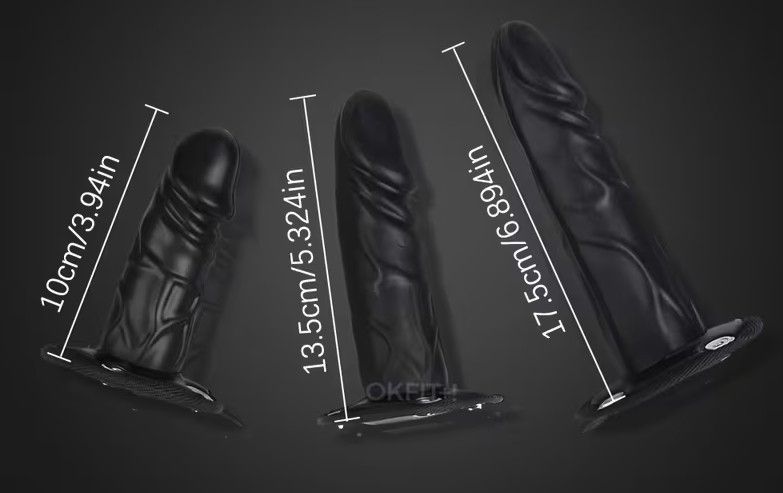 Photo 1 of FST Strap-on Dildo with Harness Belt 3 Removable Silicone Dildos, G Spot Stimulate Adjustable Dildo Leather Sex Toy for Women Lesbian Lovers Masturbation Pink