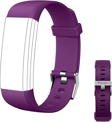 Photo 1 of Magenta PIVHH Fitness Tracker with Heart Rate Blood Monitor, Sleep Tracker, Step Count, Alarm, Walking, Running & Biking Modes 