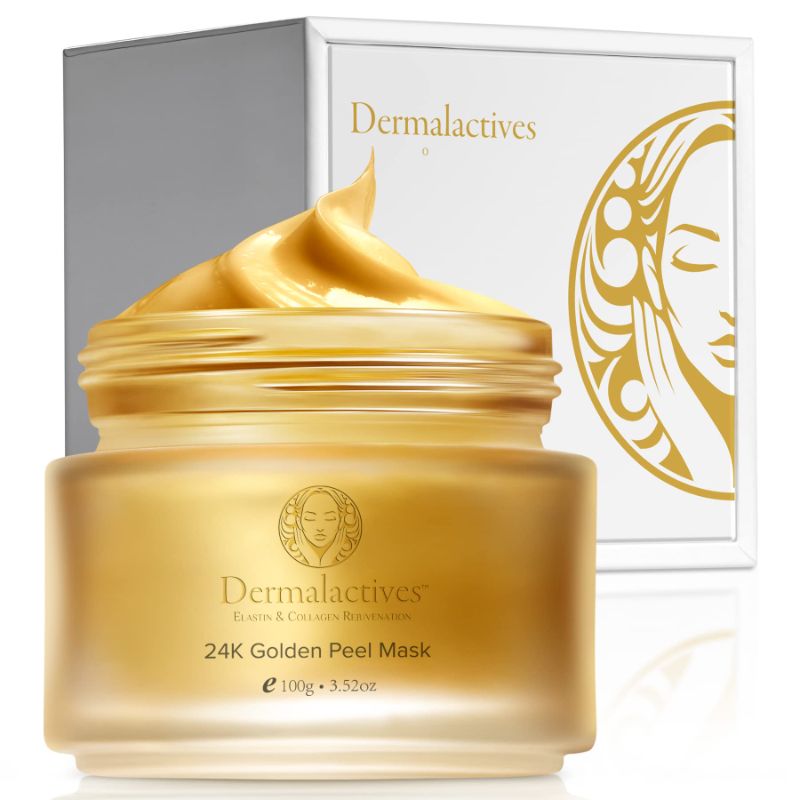 Photo 1 of 24k Golden Face Peel Mask Re-Energizes & Stimulates Cells To Provide Ultimate Anti-Aging Treatment Rejuvenates Skin By Brightening & Tightening New