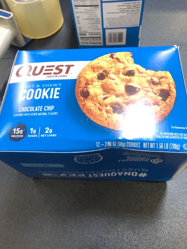 Photo 1 of Quest Nutrition Chocolate Chip Protein Cookie; Keto Friendly; High Protein; Low Carb; 12 Count- 10/10/2024
