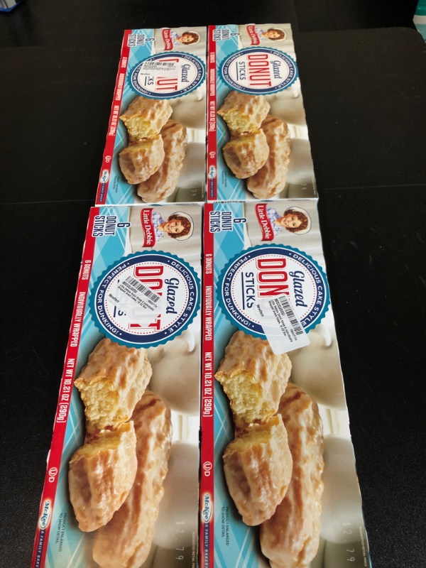 Photo 2 of Little Debbie Donut Sticks 6 Individually Wrapped Snack Cakes, 10 OZ Box 10 Ounce (Pack of 4) BB:10/30/24