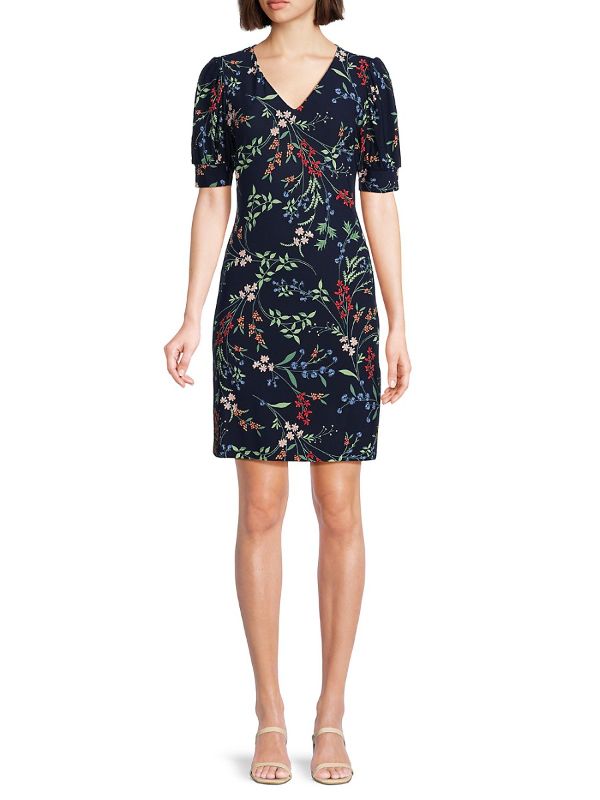 Photo 1 of Tommy Hilfiger Women's Dresses Dress,Sky Captain/Bloom,16