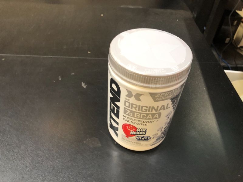 Photo 2 of Xtend XTEND Original BCAA Powder Airheads Candy Flavor, 7g BCAA and 2.5g L-Glutamine, Sugar Free Post Workout Muscle Recovery Drink with Amino Acids for Men & Women, 30 Servings EXP  01/2025
