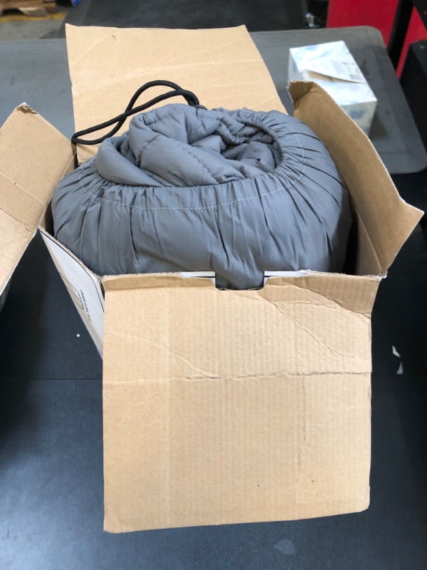 Photo 1 of ZIPPIES 3M Thinsulate Insulation Puffy Camping Blanket for Cold Weather, Warm & Packable Camping Quilt with Zipper, Waterproof Outdoor Blanket for Hammock, Travel, Stadium, Gray