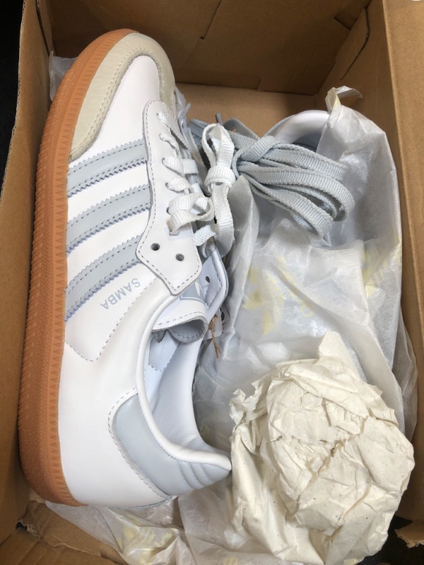 Photo 2 of adidas Samba OG Womens (White Halo Blue Gum) Size 7 W