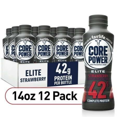 Photo 1 of 12 PCK Core Power 42g Protein Shake Strawberry 14oz EXP MAY 14 2025