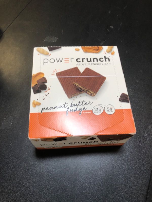 Photo 2 of BioNutritional Research Group Power Crunch Protein Energy Bar Peanut Butter Fudge 12 Bar(S) EXP JUNE 19 20245