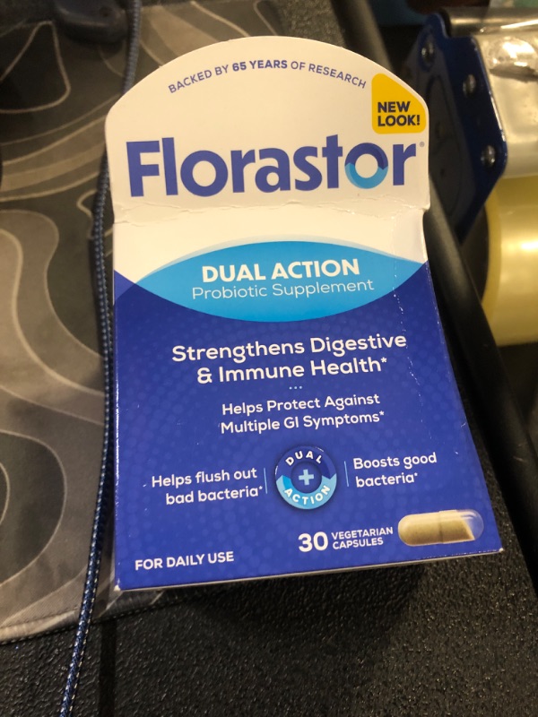 Photo 2 of Florastor Probiotics for Digestive & Immune Health, 30 Capsules, Probiotics for Women & Men, Helps Flush Out Bad Bacteria, Boost The Good with Our Strain Saccharomyces Boulardii, Packaging May Vary EXP 10/2026