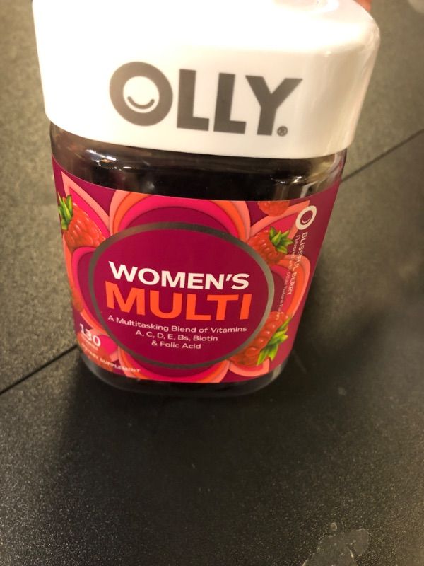 Photo 2 of OLLY Women's Multivitamin Gummy, Vitamins A, D, C, E, Biotin, Folic Acid, Adult Chewable Vitamin, Berry Flavor, 65 Day Supply - 130 Count (Packaging May Vary) - expires 10/2025