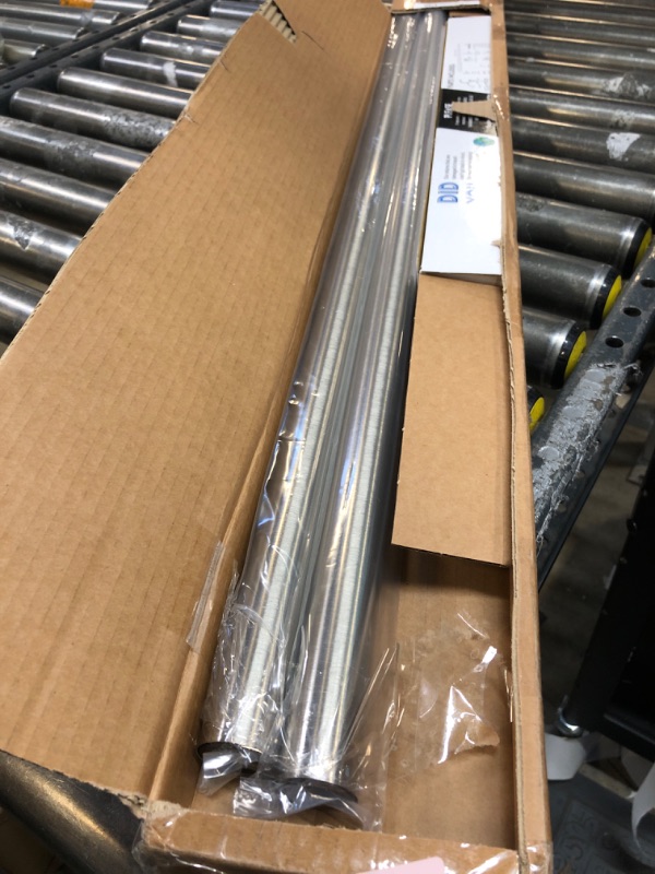 Photo 1 of BlastHome™ Luxury 8 ft Custom Curtain Rod – 1 1/4" Large Diameter – Premium Brackets & Endcaps – Nonadjustable Rods Connect for a Seamless Look – Brushed Nickel Finish
.