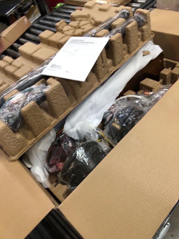 Photo 1 of NWIASS 52 Inch Outdoor Ceiling Fans 3 Blade, Modern Indoor Ceiling Fan No Light with Remote Wood Propeller Ceiling Fan, Quiet DC Motor Ceiling Fan for Patio Porch Gazebo High Low Sloped Ceiling