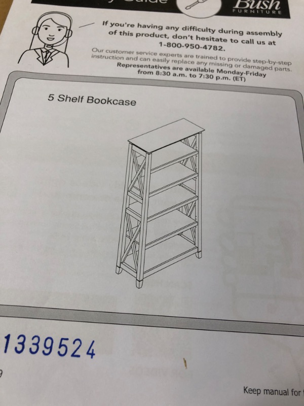 Photo 1 of 6 TIER BOOK WOOD  SHELVE 