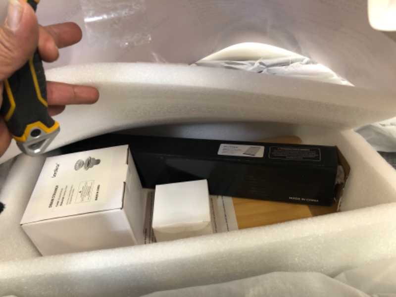 Photo 1 of Lordear Black Kitchen Sink 33 Inch Granite Composite Undermount Kitchen Sink 33x19 Inch Quartz Composite Black Deep Single Bowl Workstation Undermount Kitchen Sinks