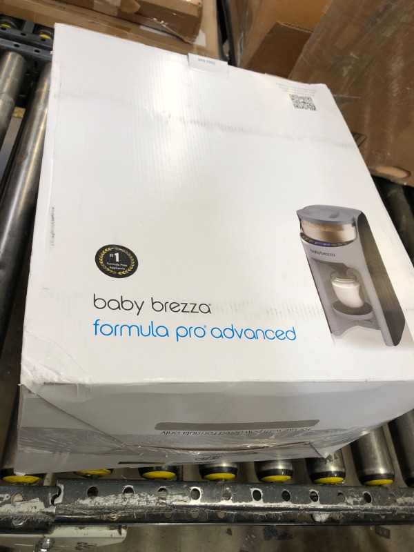 Photo 3 of Baby Brezza New and Improved Formula Pro Advanced Formula Dispenser Machine - Automatically Mix a Warm Formula Bottle Instantly - Easily Make Bottle with Automatic Powder Blending, Slate