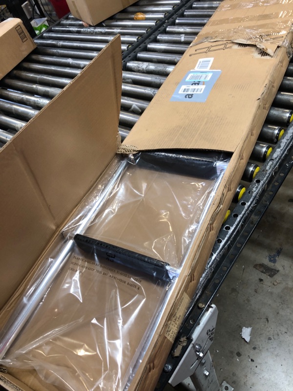 Photo 1 of OUTPRIZE 57" RV Bunk Ladder, 4 Step Integrated Aluminum Camper Bunk Bed Ladder with Anti-Slip Rubber Foot Pads, Sliver