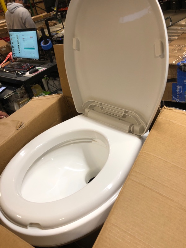 Photo 1 of YITAMOTOR RV Toilet, Gravity Flush Toilet with Foot Pedal Flush, High Low Profile Gravity Camper Toilet for or RV, Trailer, Car, Motorhome, Caravan Trip