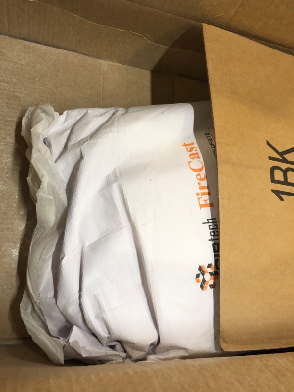 Photo 1 of Girtech FireCast Castable Refractory Cement Mix 3110 Degree Fahrenheit 30 Lbs High Temperature Heat Resistant Fireproof Mortar Build Repair Pizza Oven Fire Places Forge Kiln Stove