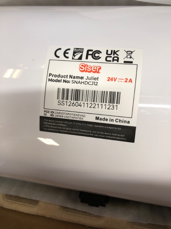 Photo 1 of Siser Juliet High-Definition Cutter - 12" Professional Cutting Machine for Vinyl, Paper, and More – WiFi Compatible with Windows & Mac - Includes Leonardo Design Studio Software…