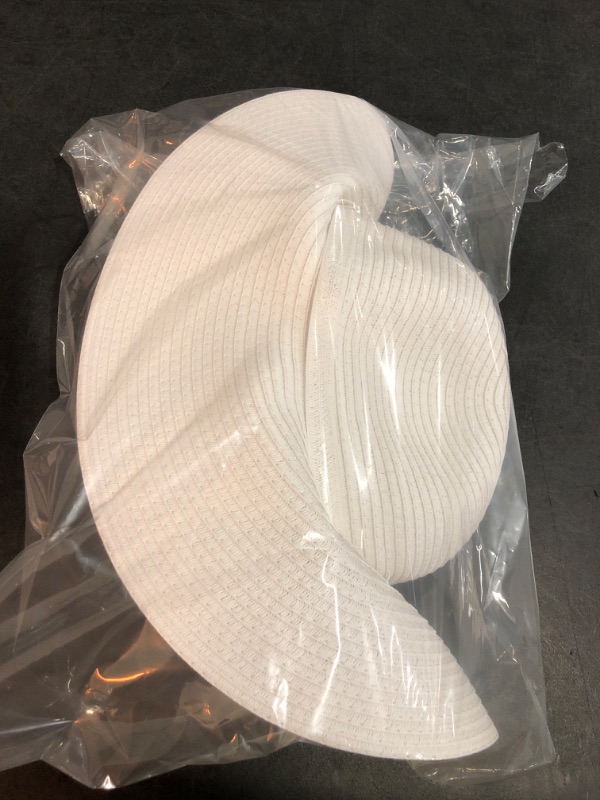 Photo 1 of Packable Paper Straw Floppy Hat - Shade & Shore™ White