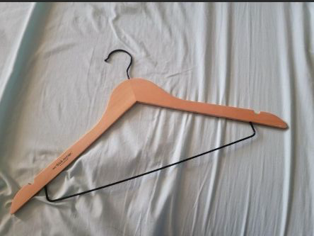 Photo 1 of 4 pack Wood Non-slip Grip Skirt/Pants Hanger (Natural)