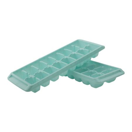 Photo 1 of GoodCook PROfreshionals Pack of 2 Plastic Ice Cube Trays Light Blue