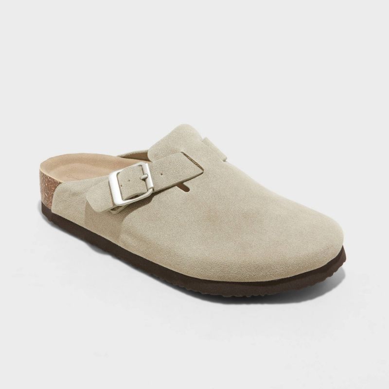 Photo 1 of Size 7.5 Women's Betsy Clog Mule Flats - Universal Thread™ Taupe 