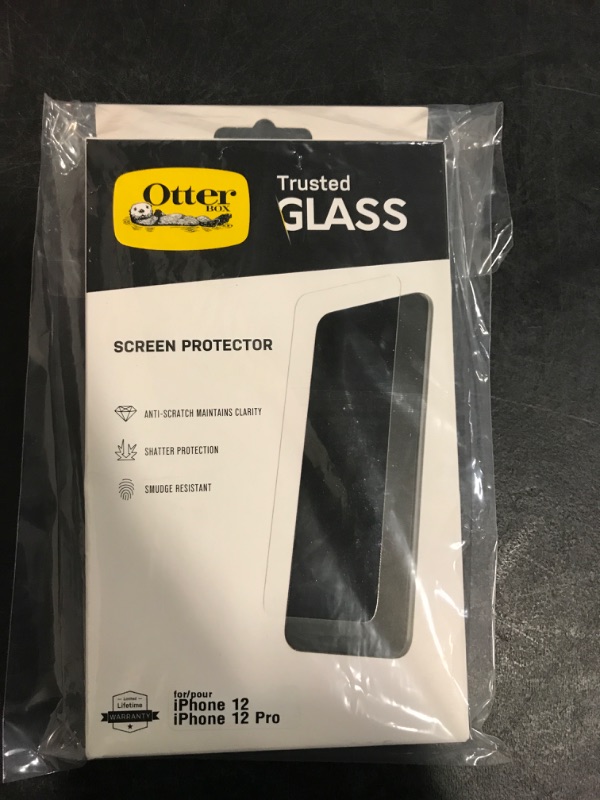 Photo 3 of OtterBox Apple iPhone 12/iPhone 12 Pro Trusted Glass Screen Protector