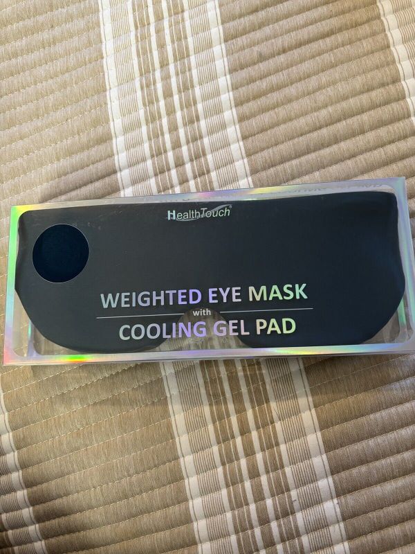 Photo 1 of Health Touch Weighted Eye Mask with Cooling Gel Pad NWB