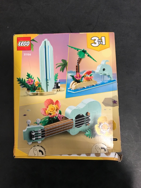 Photo 4 of 3 In 1 Lego Tropical Ukulele, dolphin & surfboard  Set 